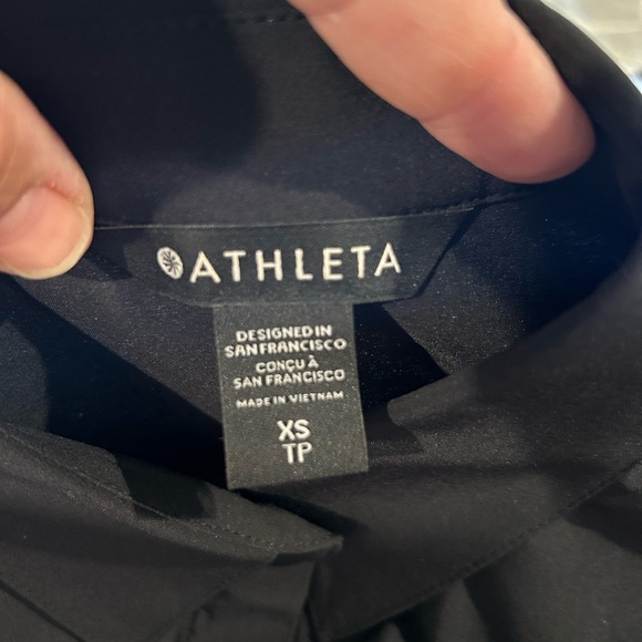 Sleeveless lightweight long button down Athleta camisole tank - Picture 6 of 8